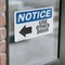 Signmission Use Other Door (Left Arrow) Sign With Symbol, 14 in W x Rectangle, Vinyl Decal OS-2PACK-NS-D-1014-L-18803 - alternate 4